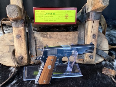 Colt Custom Shop Bright Stainless Series 80 1911 Government Model, .45 ACP. Jeweled Gem. Trades Welcome - Image 18 of 25