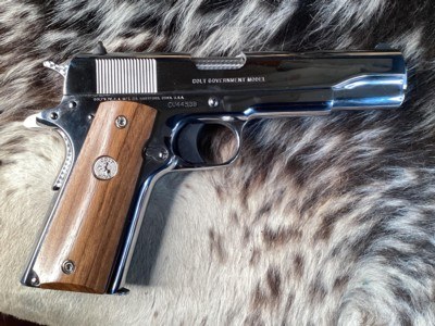 Colt Bright Stainless Series 80 1911 Government Model, .45 ACP. Jeweled Gem. Trades Welcome - Image 23 of 23