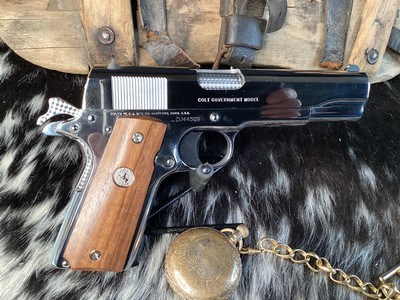Colt Bright Stainless Series 80 1911 Government Model, .45 ACP. Jeweled Gem. Trades Welcome - Image 3 of 23