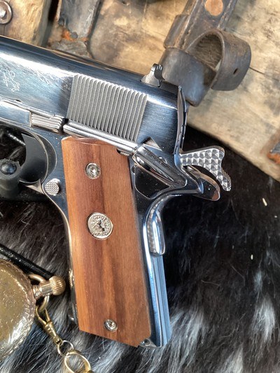 Colt Bright Stainless Series 80 1911 Government Model, .45 ACP. Jeweled Gem. Trades Welcome - Image 10 of 23