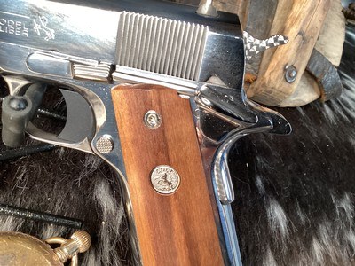 Colt Bright Stainless Series 80 1911 Government Model, .45 ACP. Jeweled Gem. Trades Welcome - Image 8 of 23