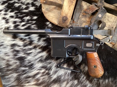Mauser C96 M30 Broomhandle Semi Auto Pistol W/Stock, Trades Welcome - Image 18 of 25