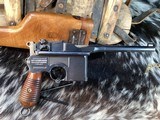 Mauser C96 M30 Broomhandle Semi Auto Pistol W/Stock, Trades Welcome - Image 3 of 25