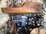 Mauser C96 M30 Broomhandle Semi Auto Pistol W/Stock, Trades Welcome - Image 1 of 25