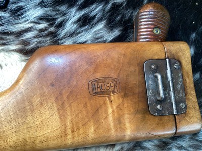 Mauser C96 M30 Broomhandle Semi Auto Pistol W/Stock, Trades Welcome - Image 6 of 25
