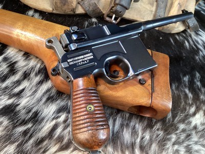 Mauser C96 M30 Broomhandle Semi Auto Pistol W/Stock, Trades Welcome - Image 15 of 25