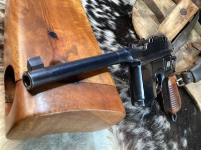 Mauser C96 M30 Broomhandle Semi Auto Pistol W/Stock, Trades Welcome - Image 20 of 25