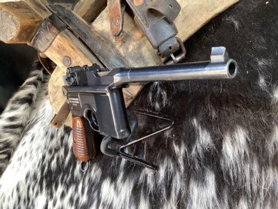 Mauser C96 M30 Broomhandle Semi Auto Pistol W/Stock, Trades Welcome - Image 25 of 25