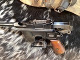 Mauser C96 M30 Broomhandle Semi Auto Pistol W/Stock, Trades Welcome - Image 23 of 25