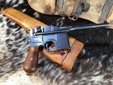 Mauser C96 M30 Broomhandle Semi Auto Pistol W/Stock, Trades Welcome - Image 11 of 25
