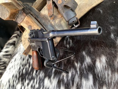 Mauser C96 M30 Broomhandle Semi Auto Pistol W/Stock, Trades Welcome - Image 19 of 25