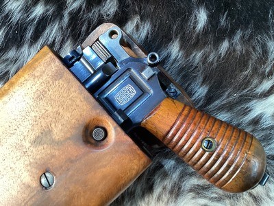 Mauser C96 M30 Broomhandle Semi Auto Pistol W/Stock, Trades Welcome - Image 7 of 25