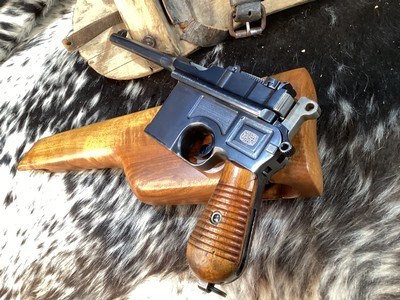 Mauser C96 M30 Broomhandle Semi Auto Pistol W/Stock, Trades Welcome - Image 16 of 25