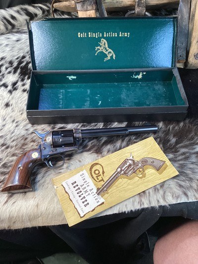 1957 Colt SAA 2ND Generation Revolver, Case Colored/Blued, Boxed, .38 Special, Trades Welcome - Image 9 of 25