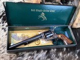 1957 Colt SAA 2ND Generation Revolver, Case Colored/Blued, Boxed, .38 Special, Trades Welcome - Image 3 of 25