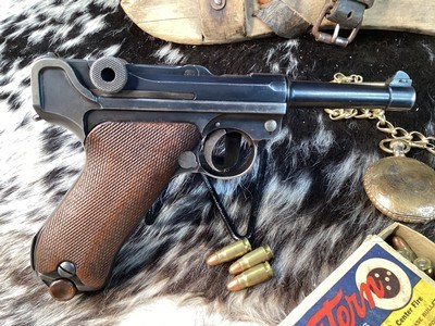 1920 DWM Commercial P08 30cal. Luger. Matching,Trades Welcome - Image 16 of 18