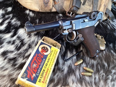 1920 DWM Commercial P08 30cal. Luger. Matching,Trades Welcome - Image 4 of 18