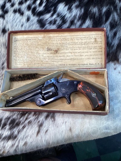 Antique Smith & Wesson No. 1 1/2 Single Action Revolver with Box, Trades Welcome - Image 20 of 23