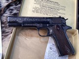 1947 Mfg. Colt Government Model, .45 acp, Engraved & Boxed, Trades Welcome - Image 7 of 25