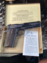 1947 Mfg. Colt Government Model, .45 acp, Engraved & Boxed, Trades Welcome - Image 1 of 25