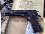 1947 Mfg. Colt Government Model, .45 acp, Engraved & Boxed, Trades Welcome - Image 5 of 25