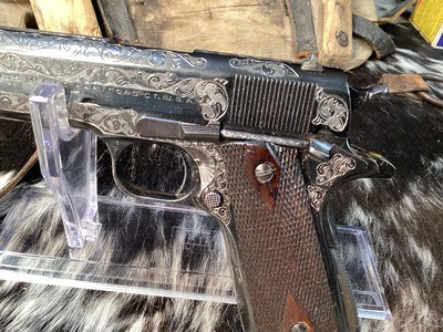1947 Mfg. Colt Government Model, .45 acp, Engraved & Boxed, Trades Welcome - Image 11 of 25