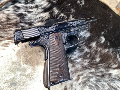 1947 Mfg. Colt Government Model, .45 acp, Engraved & Boxed, Trades Welcome - Image 21 of 25