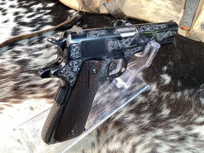 1947 Mfg. Colt Government Model, .45 acp, Engraved & Boxed, Trades Welcome - Image 18 of 25