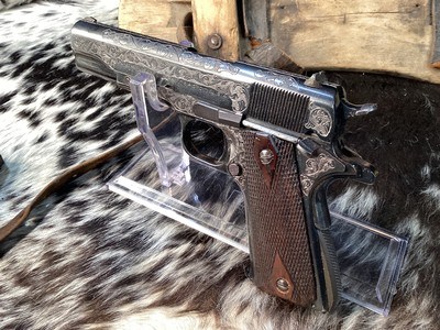 1947 Mfg. Colt Government Model, .45 acp, Engraved & Boxed, Trades Welcome - Image 10 of 25