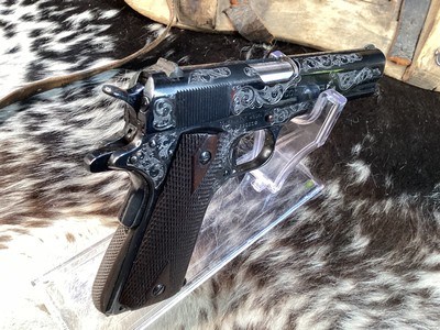 1947 Mfg. Colt Government Model, .45 acp, Engraved & Boxed, Trades Welcome - Image 15 of 25