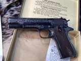 1947 Mfg. Colt Government Model, .45 acp, Engraved & Boxed, Trades Welcome - Image 5 of 25