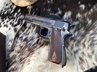 1947 Mfg. Colt Government Model, .45 acp, Engraved & Boxed, Trades Welcome - Image 22 of 25