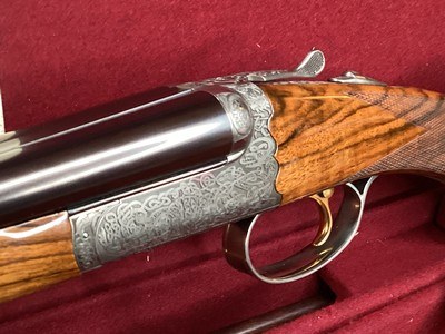 CSMC Christian Hunter .20 Ga. Self Opening, Druid Engraved, Presentation Wood, As New, Cased, Trades Welcome - Image 15 of 25