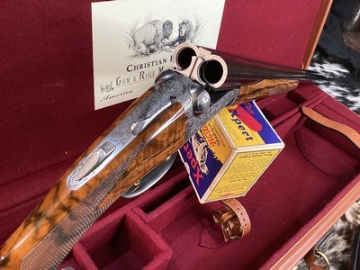 CSMC Christian Hunter .20 Ga. Self Opening, Druid Engraved, Presentation Wood, As New, Cased, Trades Welcome - Image 20 of 25