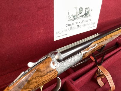 CSMC Christian Hunter .20 Ga. Self Opening, Druid Engraved, Presentation Wood, As New, Cased, Trades Welcome - Image 5 of 25