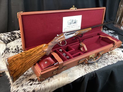 CSMC Christian Hunter .20 Ga. Self Opening, Druid Engraved, Presentation Wood, As New, Cased, Trades Welcome - Image 7 of 25