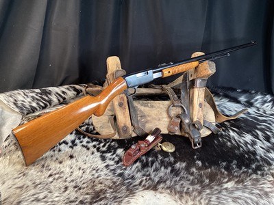 1972 Belgium FN Browning Trombone .22 Pump Rifle, Excellent Original. Trades Welcome - Image 4 of 22