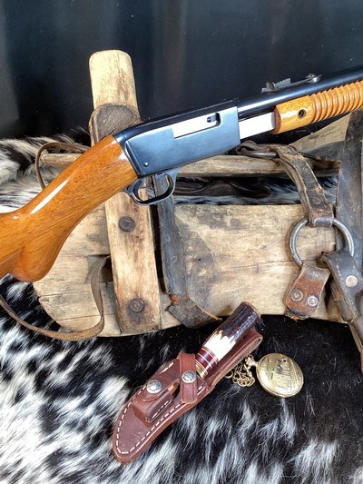 1972 Belgium FN Browning Trombone .22 Pump Rifle, Excellent Original. Trades Welcome - Image 3 of 22
