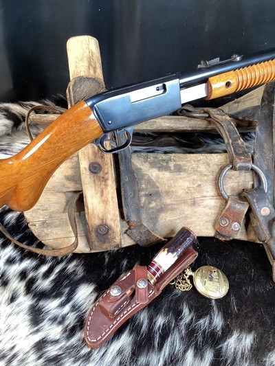 1972 Belgium FN Browning Trombone .22 Pump Rifle, Excellent Original. Trades Welcome - Image 8 of 22