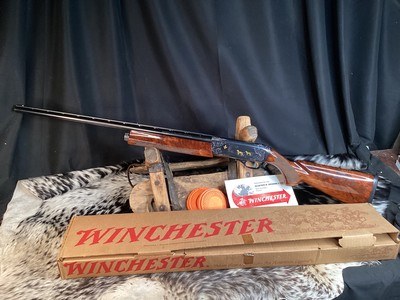 Super Pigeon Grade Winchester SuperX Model1, Serial Number 15, Factory Gold Inlay Engraved, W/Box, Gorgeous& Rare. Trades Welcome - Image 6 of 25