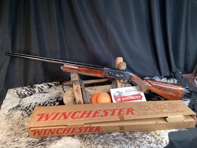 Super Pigeon Grade Winchester SuperX Model1, Serial Number 15, Factory Gold Inlay Engraved, W/Box, Gorgeous& Rare. Trades Welcome - Image 12 of 25