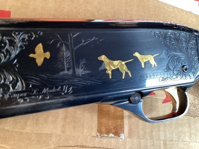 Super Pigeon Grade Winchester SuperX Model1, Serial Number 15, Factory Gold Inlay Engraved, W/Box, Gorgeous& Rare. Trades Welcome - Image 16 of 25