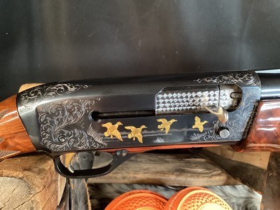 Super Pigeon Grade Winchester SuperX Model1, Serial Number 15, Factory Gold Inlay Engraved, W/Box, Gorgeous& Rare. Trades Welcome - Image 7 of 25