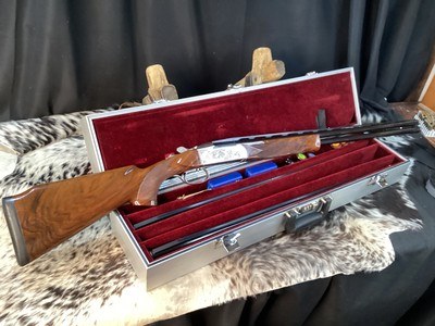 Krieghoff K-20 Three Barrel Set, .20/.28/.410 Ga. Factory Engraved & Signed, Americase. Trades Welcome. - Image 7 of 25