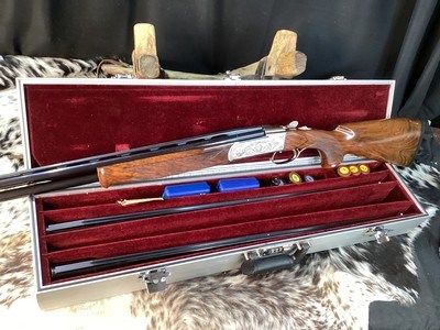 Krieghoff K-20 Three Barrel Set, .20/.28/.410 Ga. Factory Engraved & Signed, Americase. Trades Welcome. - Image 18 of 25