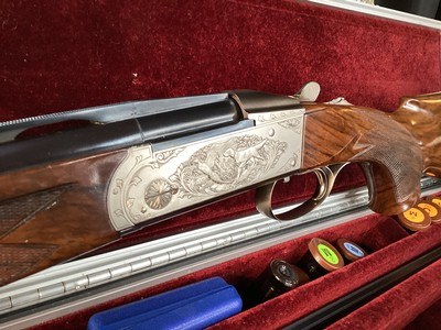 Krieghoff K-20 Three Barrel Set, .20/.28/.410 Ga. Factory Engraved & Signed, Americase. Trades Welcome. - Image 6 of 25