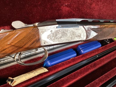 Krieghoff K-20 Three Barrel Set, .20/.28/.410 Ga. Factory Engraved & Signed, Americase. Trades Welcome. - Image 15 of 25