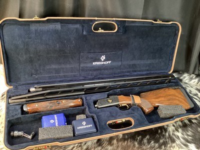 Krieghoff K-80 , Plantation Gold Upland Engraved & Signed by Giacomo Badillini, Trap Combo, LNIB, 34 & 32 “ Barrels, Trades Welcome - Image 6 of 25