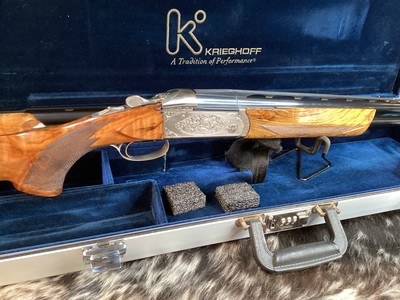Krieghoff K-80 Trap Combo 34/32” SoftTouch Stock, Americase, Factory Engraved, Excellent, Trades Welcome - Image 10 of 25