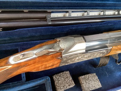 Krieghoff K-80 Trap Combo 34/32” SoftTouch Stock, Americase, Factory Engraved, Excellent, Trades Welcome - Image 11 of 25